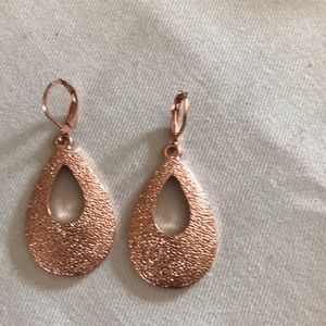 Copper colored earrings